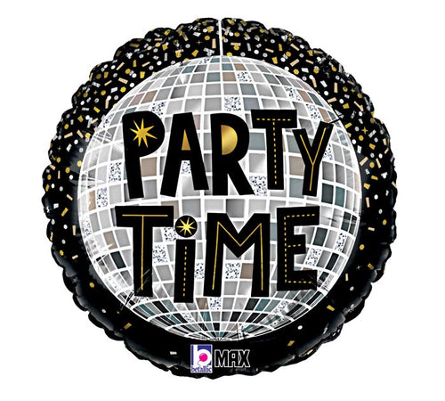 Party Time Disco 18" Mylar Balloon