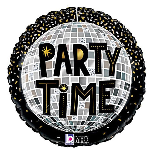Party Time Disco 18" Mylar Balloon