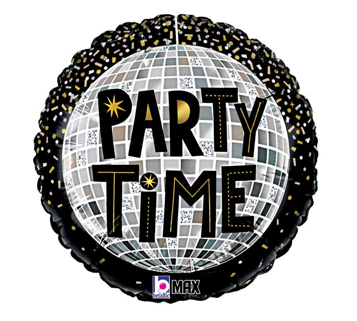 Party Time Disco 18" Mylar Balloon