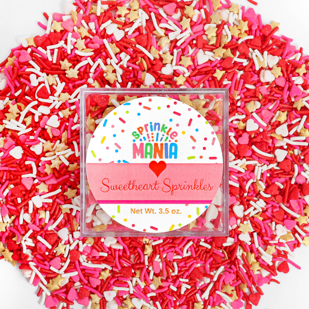 Sprinklemania Sweetheart Blend Sprinkles - 3.5oz Cube