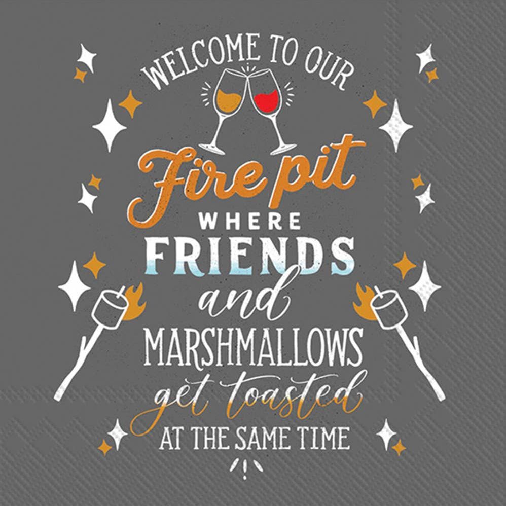 Firepit Roasting Cocktail Napkins - 20CT
