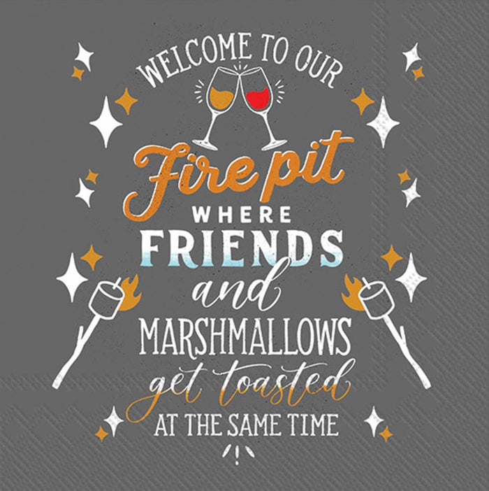 Firepit Roasting Cocktail Napkins - 20CT