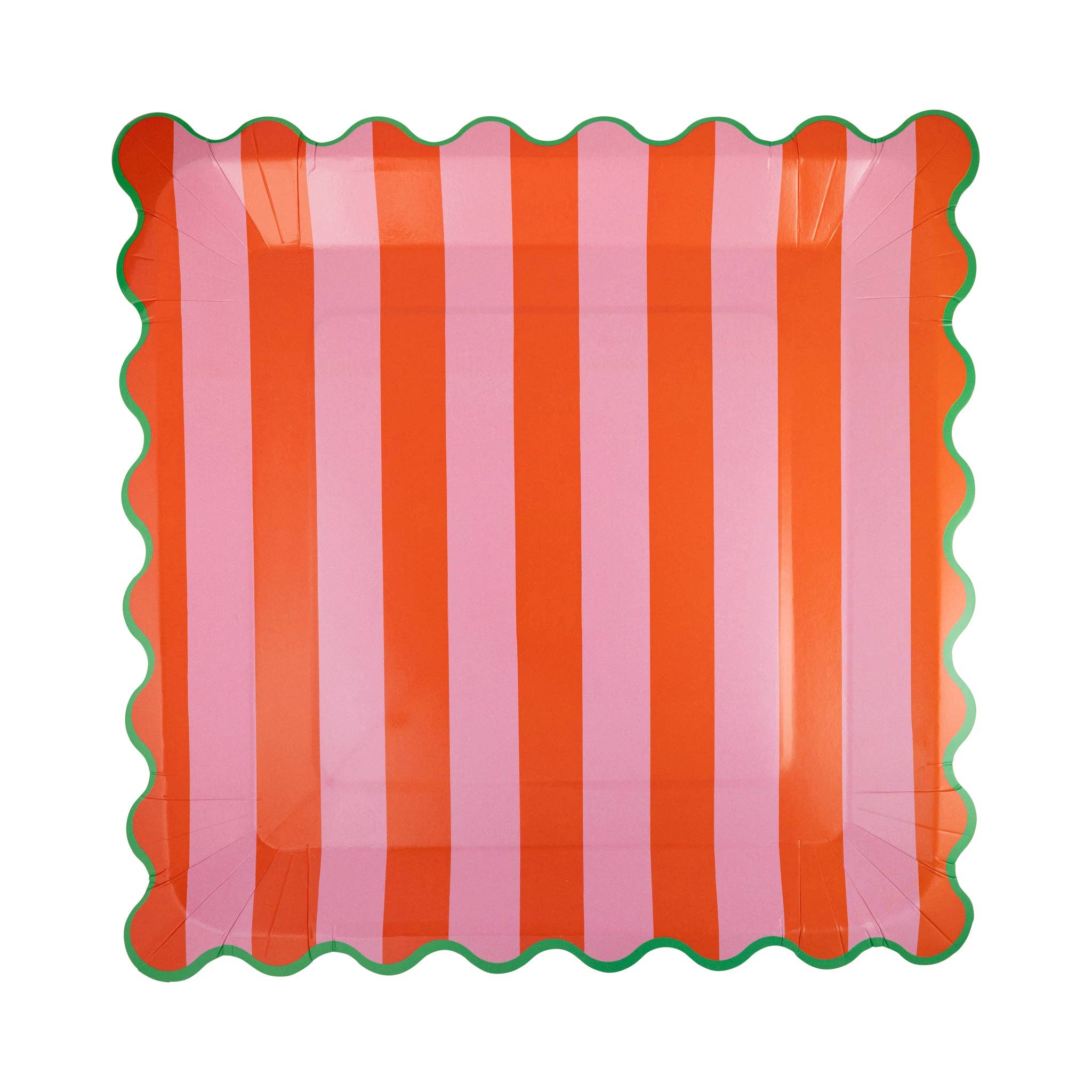 Assorted Striped Plate Set - 8CT