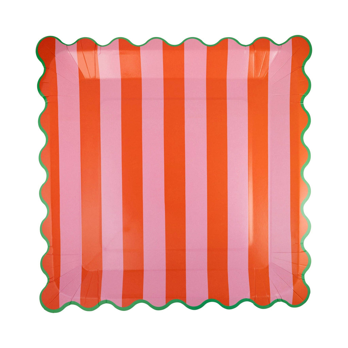 Assorted Striped Plate Set - 8CT