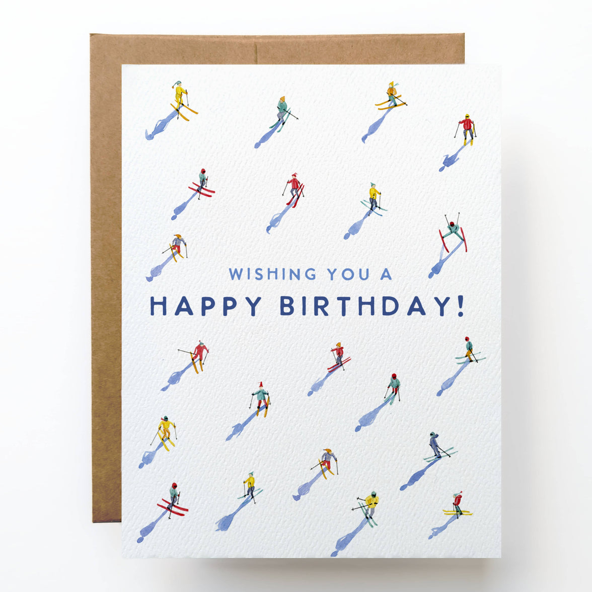 Skiing Birthday Card