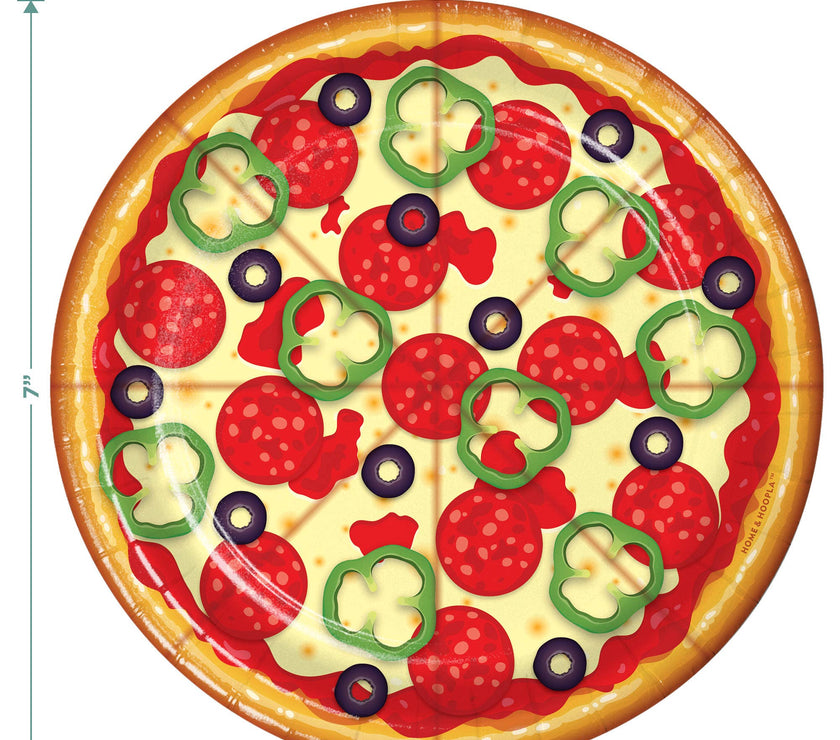 Pizza Party Plates - 16CT