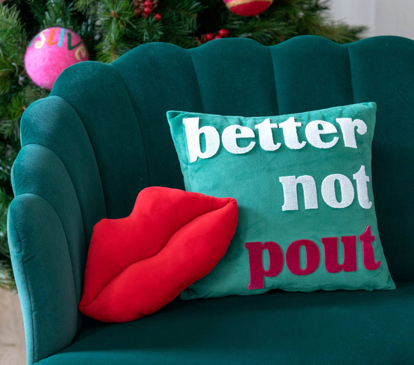 Lips Red Pillow