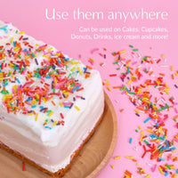 Sprinklemania Birthday Cake Flavored Sprinkles - 7oz