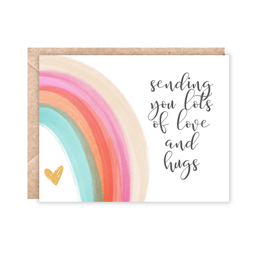 Sending You Lots of Love and Hugs Greeting Card