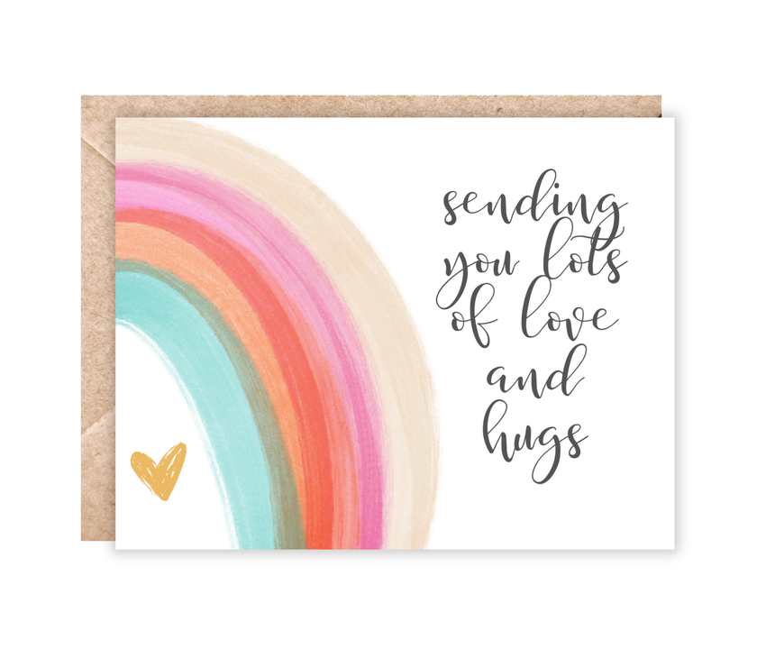 Sending You Lots of Love and Hugs Greeting Card
