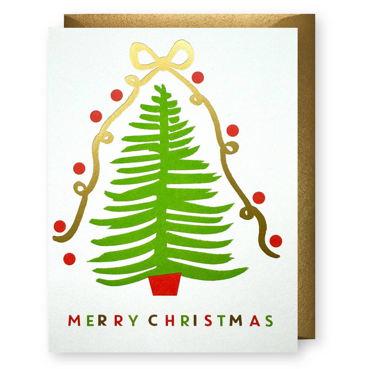 Gold Bow Christmas Tree