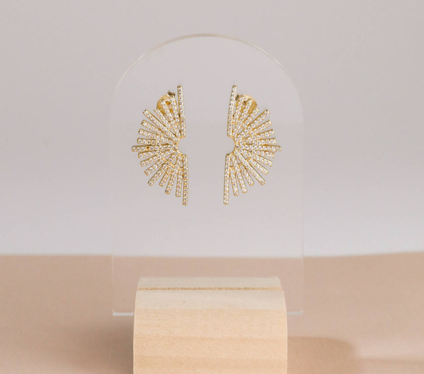 Celestial - Sunburst - Gold Earrings