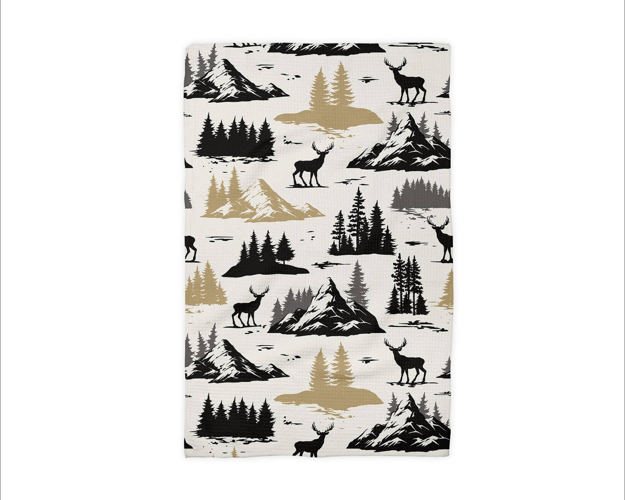 Mountain Deer Tea Towel