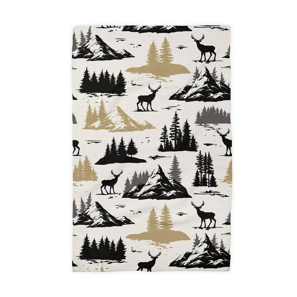 Mountain Deer Tea Towel
