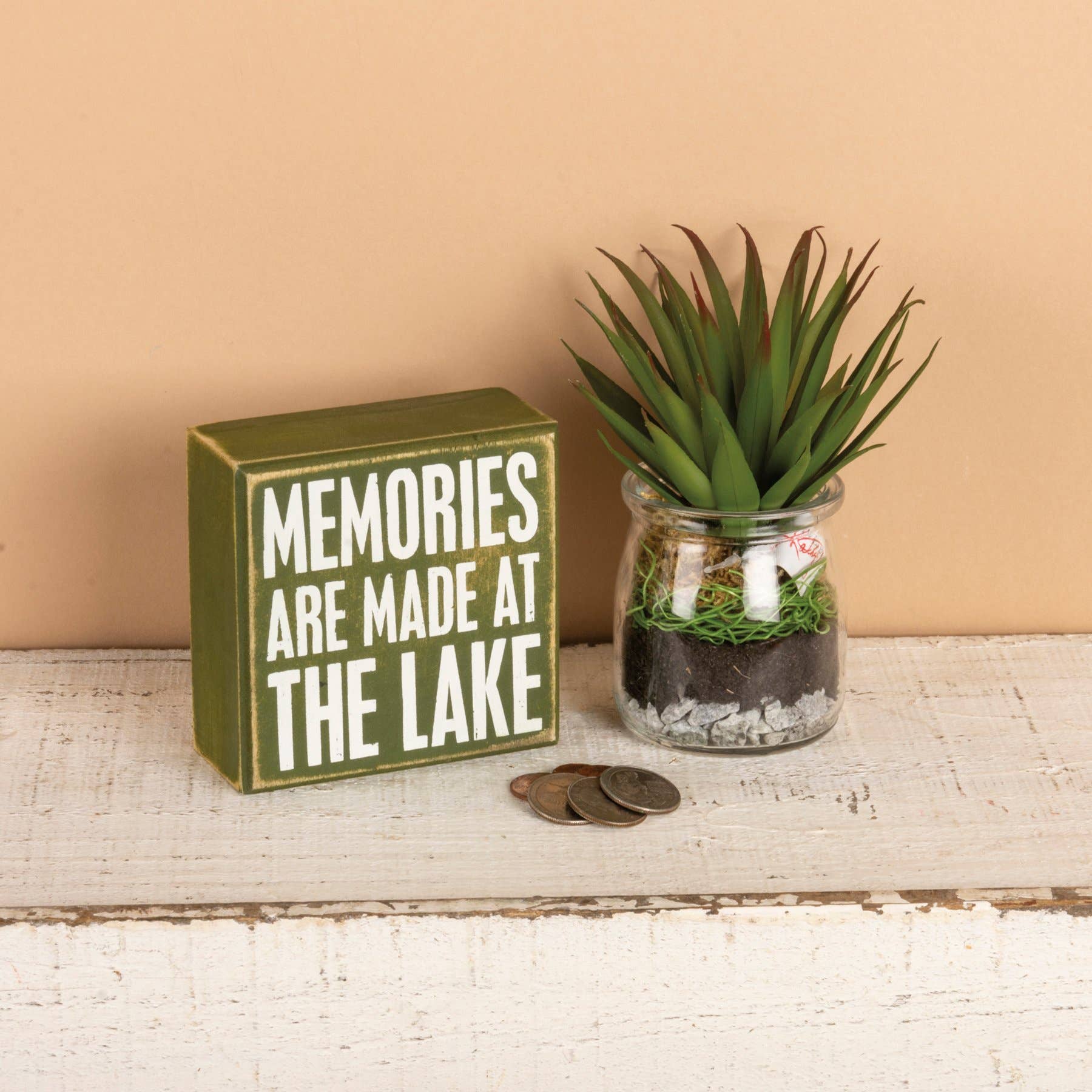 At The Lake Box Sign