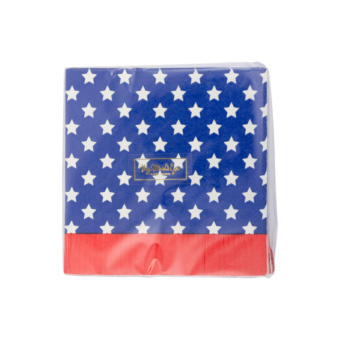 Stars and Fringe Paper Cocktail Napkin - 24CT