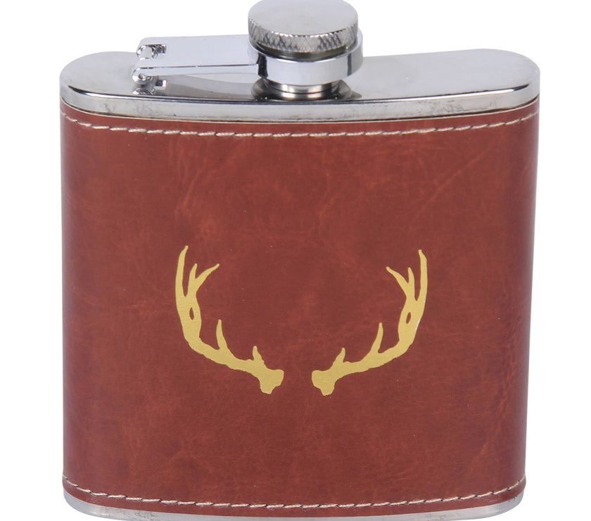 Deer Antler Flask