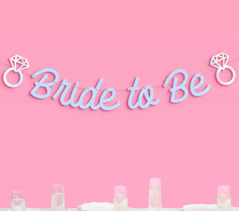Blue Bride to Be Banner