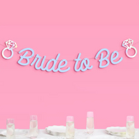 Blue Bride to Be Banner