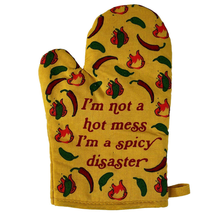 Spicy Disaster Oven Mitt Funny Pot Holder