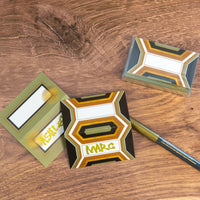 Hexagon and Star Double Sided Place Cards - Boxed Set of 12