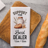 Funny Sourdough Dealer Dish Towel