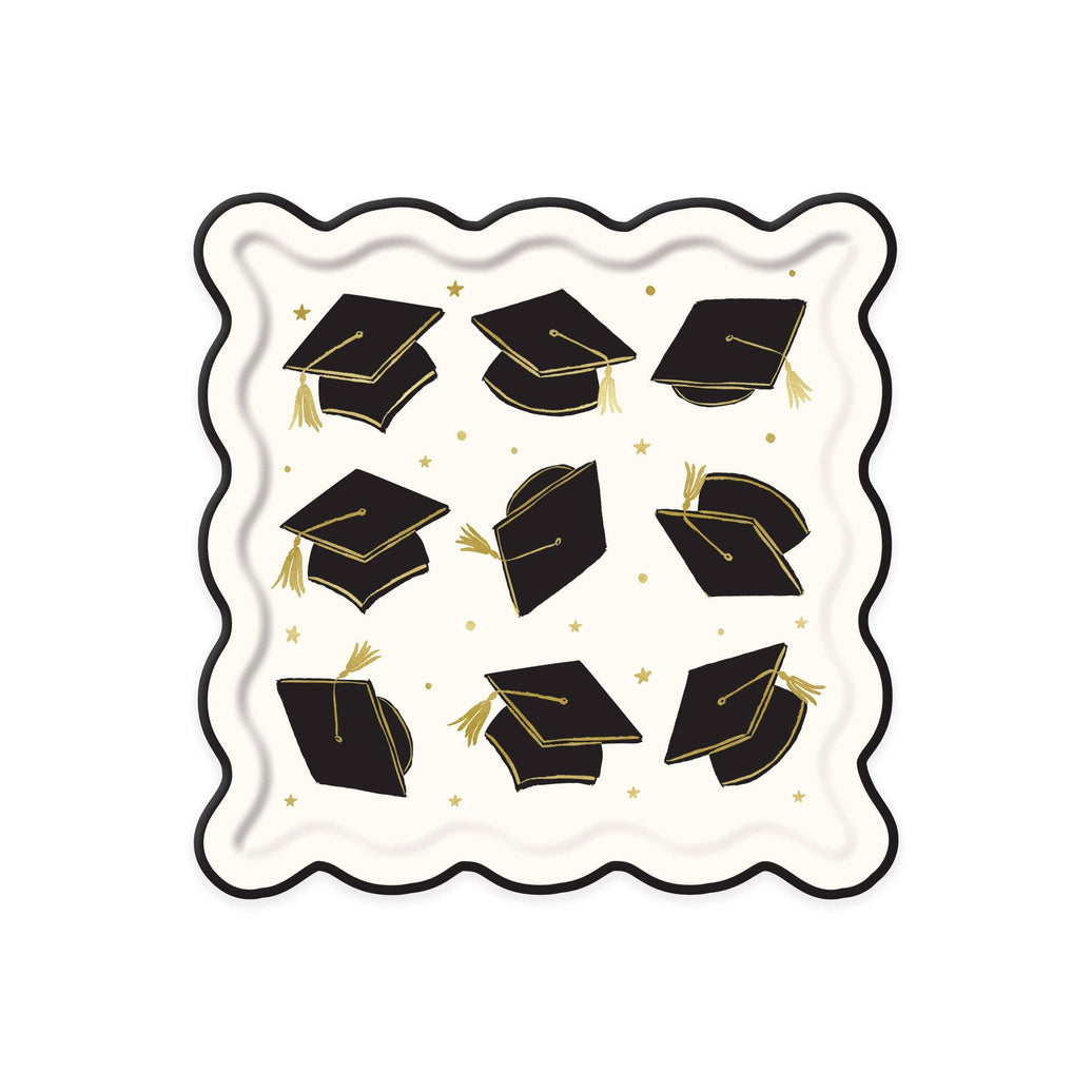 Grad Hat Scatter Plate - 8CT