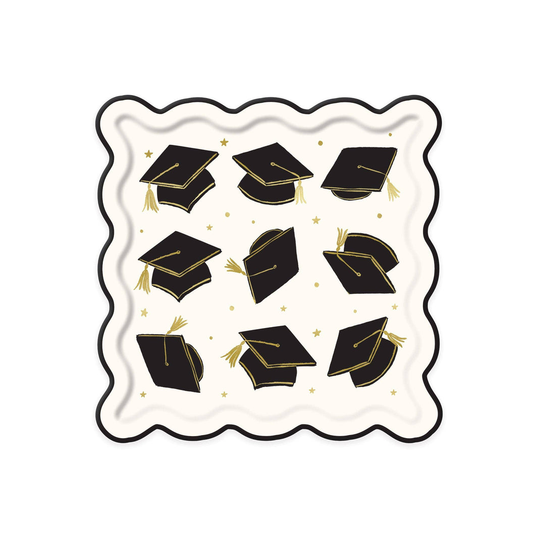 Grad Hat Scatter Plate - 8CT