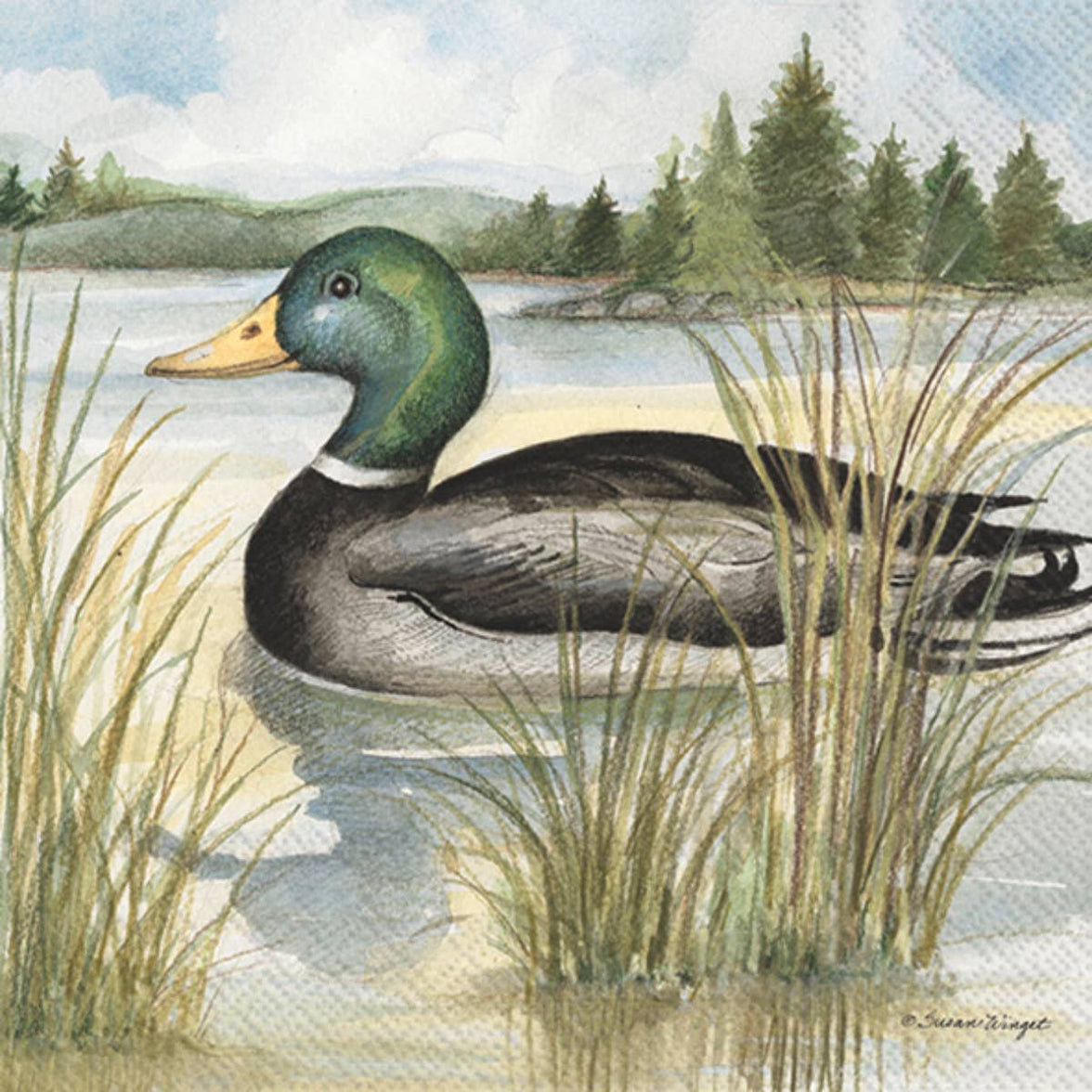 Mallard Duck Cocktail Napkins - 20CT