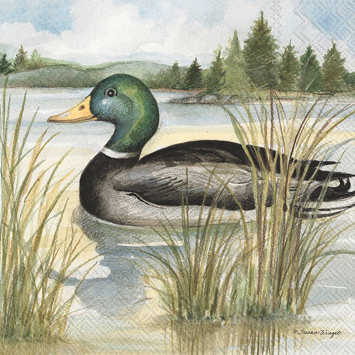 Mallard Duck Cocktail Napkins - 20CT