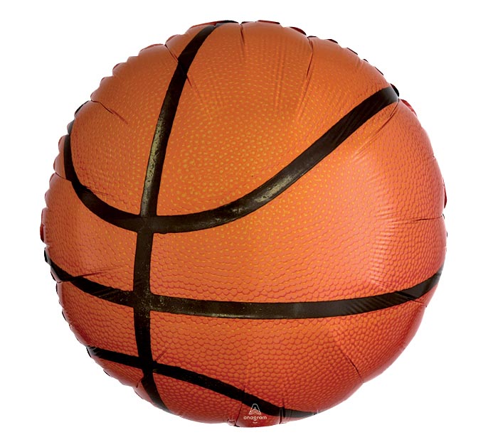 Basketball 17" Mylar Balloon