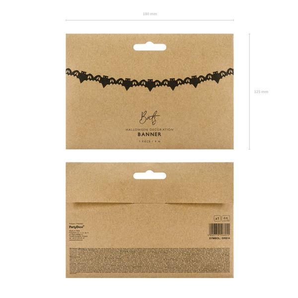 Tissue Garland Bat Banner