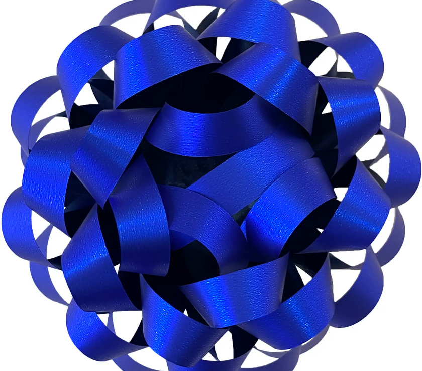 5" Royal Blue Bow