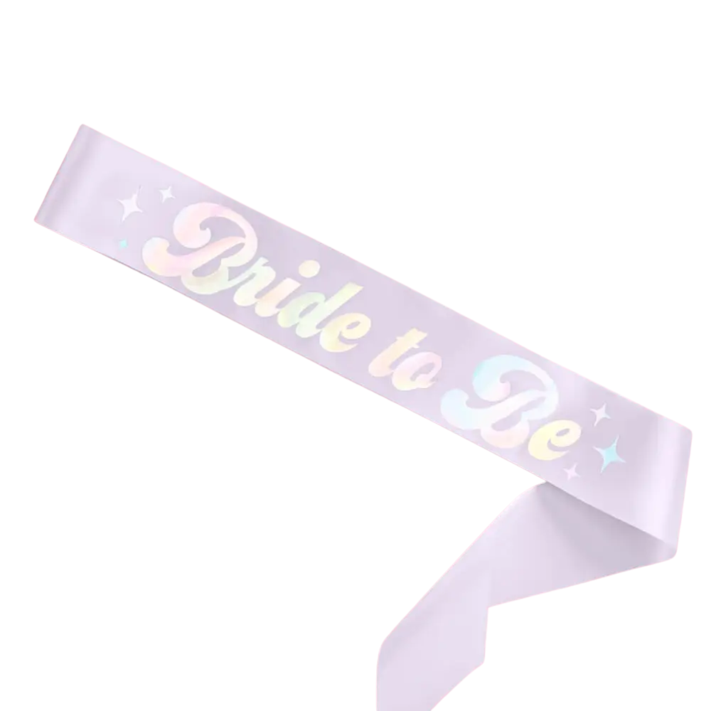 Bride to Be Disco Sash