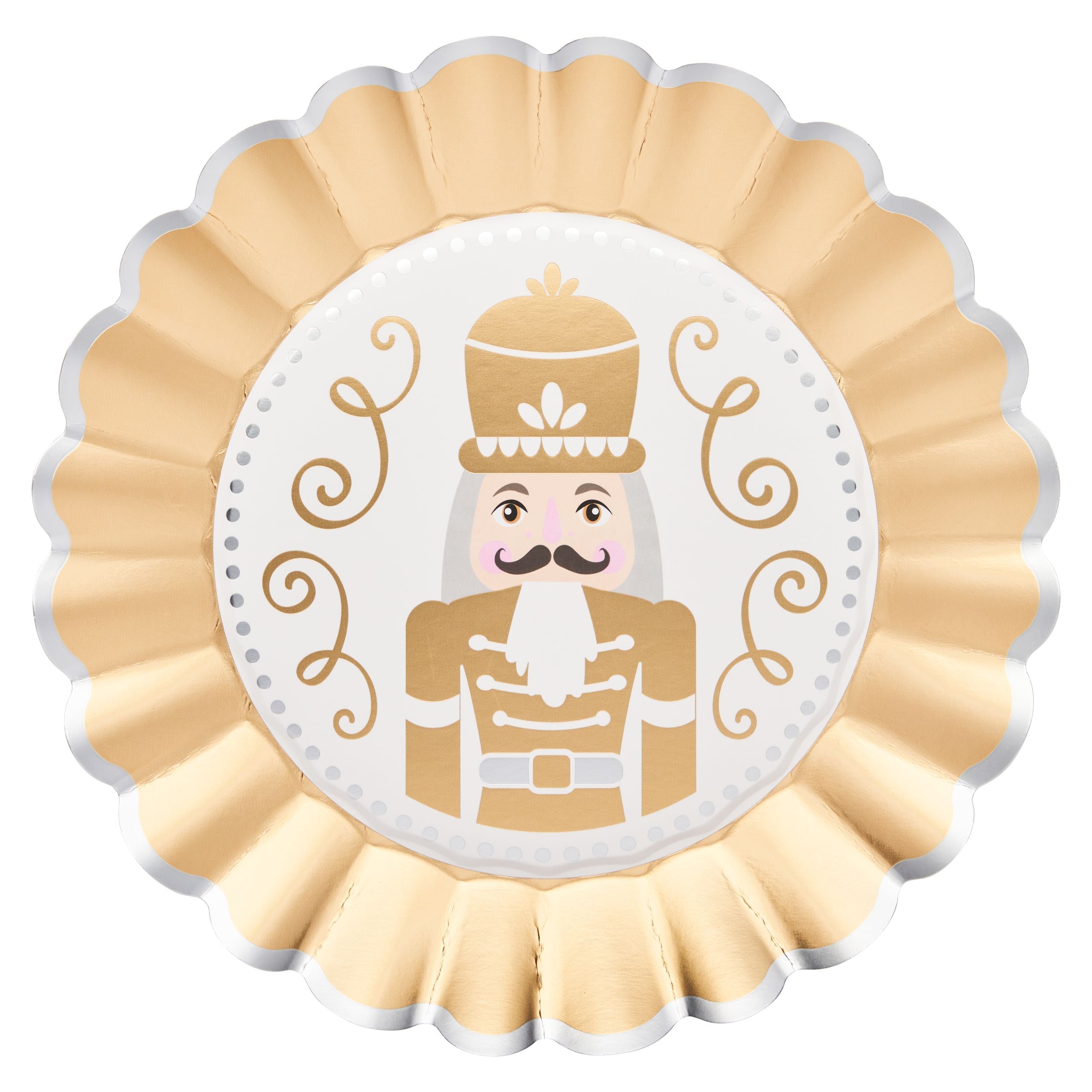 Gilded Nutcracker Dinner Plate