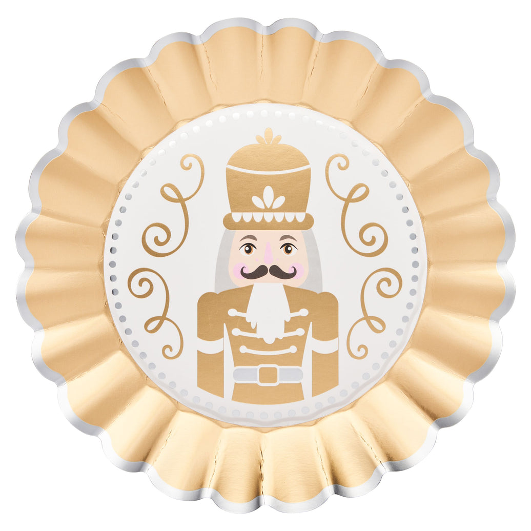 Gilded Nutcracker Dinner Plate