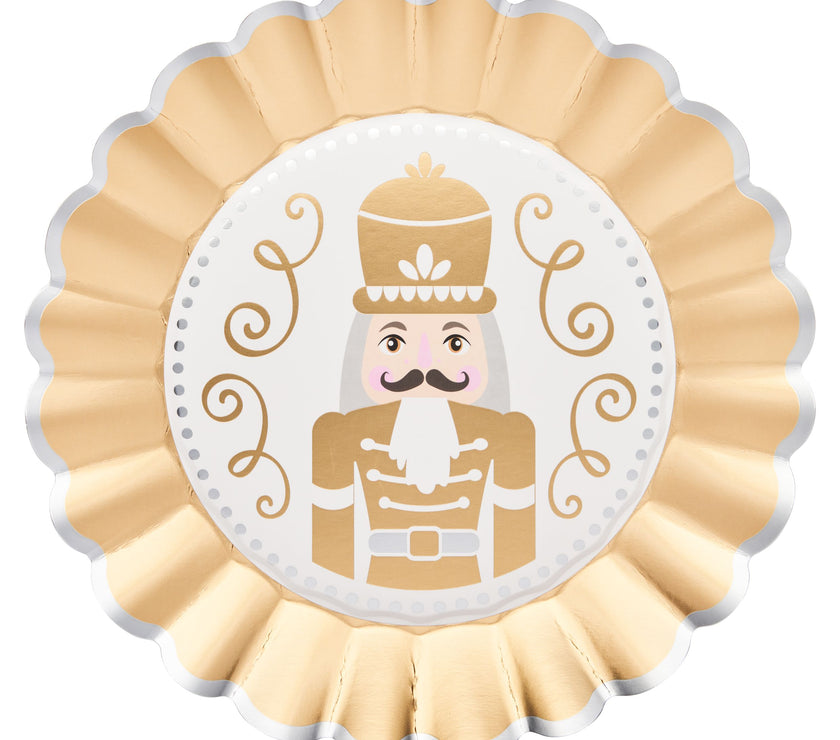 Gilded Nutcracker Dinner Plate