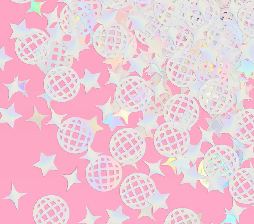 Disco Confetti - 200 PC Iridescent Foil Confetti
