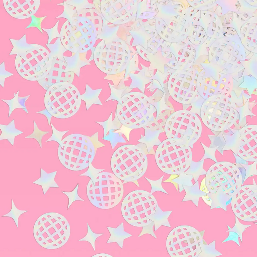 Disco Confetti - 200 PC Iridescent Foil Confetti