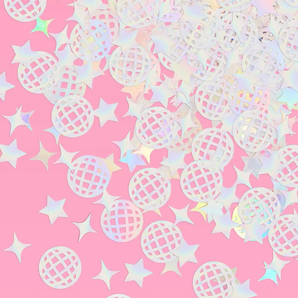 Disco Confetti - 200 PC Iridescent Foil Confetti