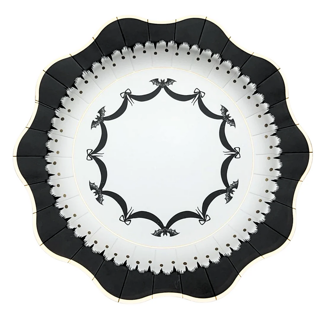 Elegant Halloween Dinner Plates 8CT