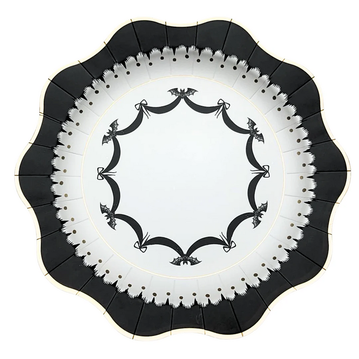 Elegant Halloween Dinner Plates 8CT