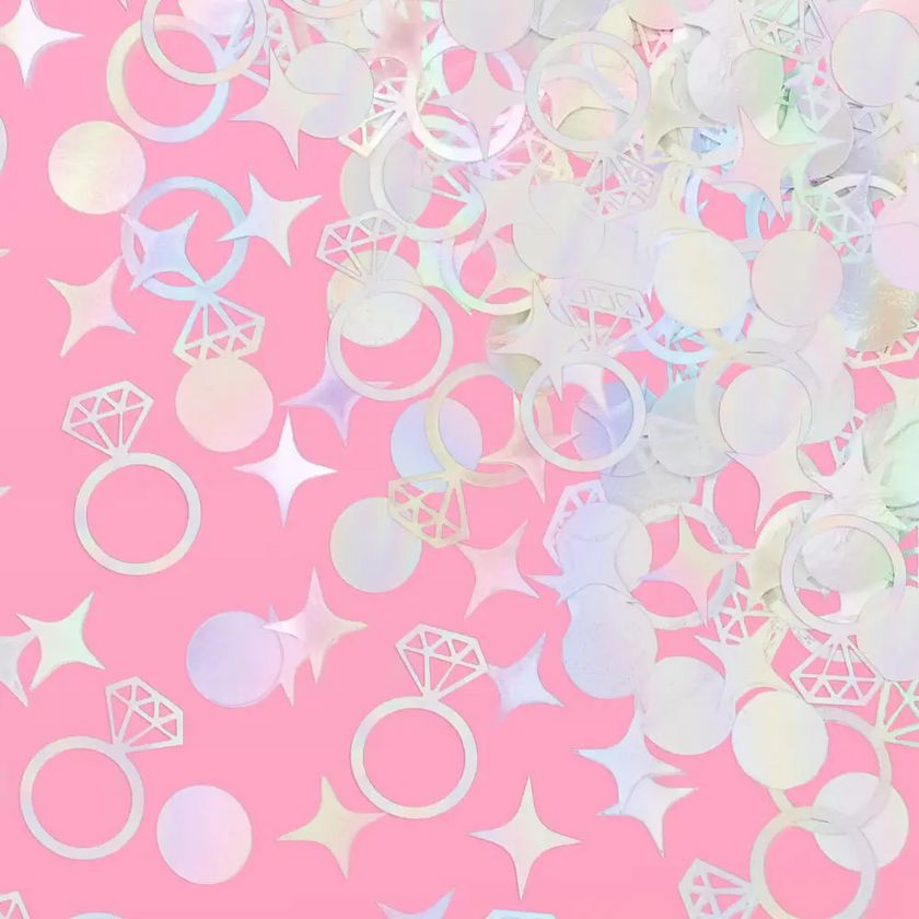 Engaged Era Confetti - 200 PC Iridescent Foil Confetti