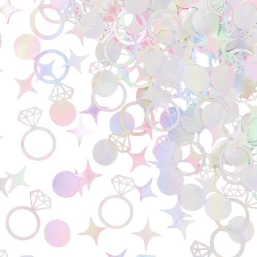 Engaged Era Confetti - 200 PC Iridescent Foil Confetti