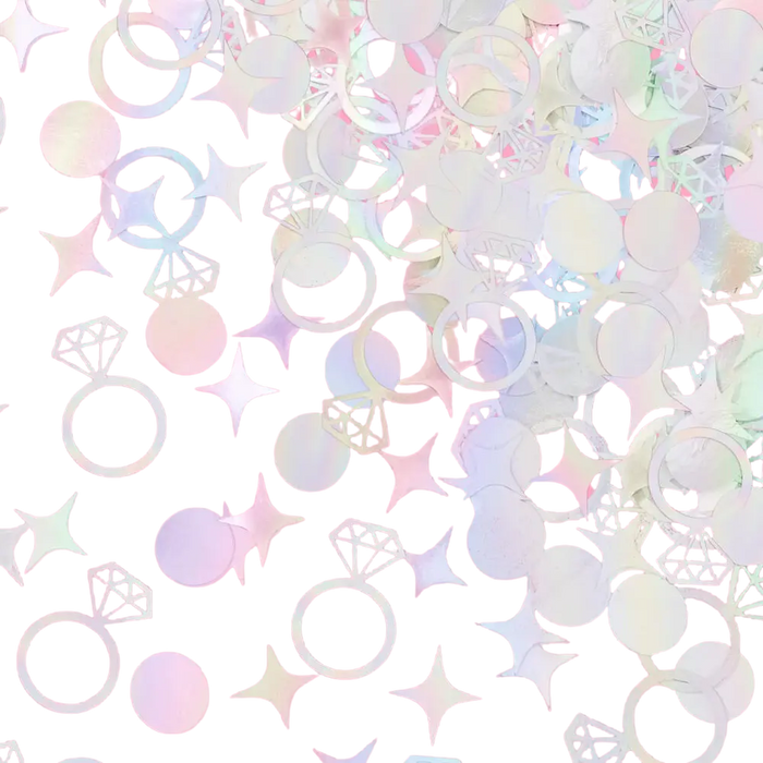 Engaged Era Confetti - 200 PC Iridescent Foil Confetti