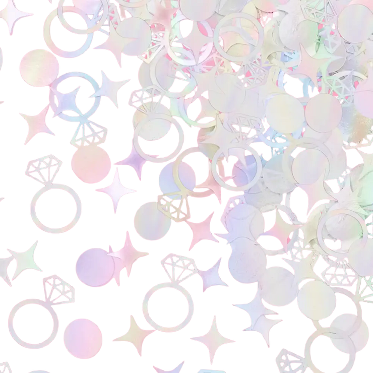 Engaged Era Confetti - 200 PC Iridescent Foil Confetti