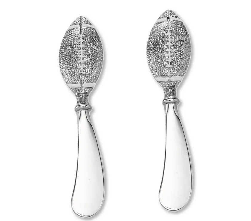 Football Cheese Spreaders - Set of 2