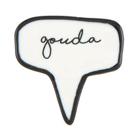 Ceramic Cheese Markers - Set of 4