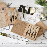 Black Handle Charcuterie Spreaders - Set of 4