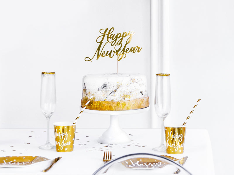 Happy New Year Cake Topper